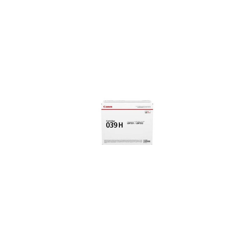 Toner canon 039h negro 25.000 copias lbp351dn - lbp352dn