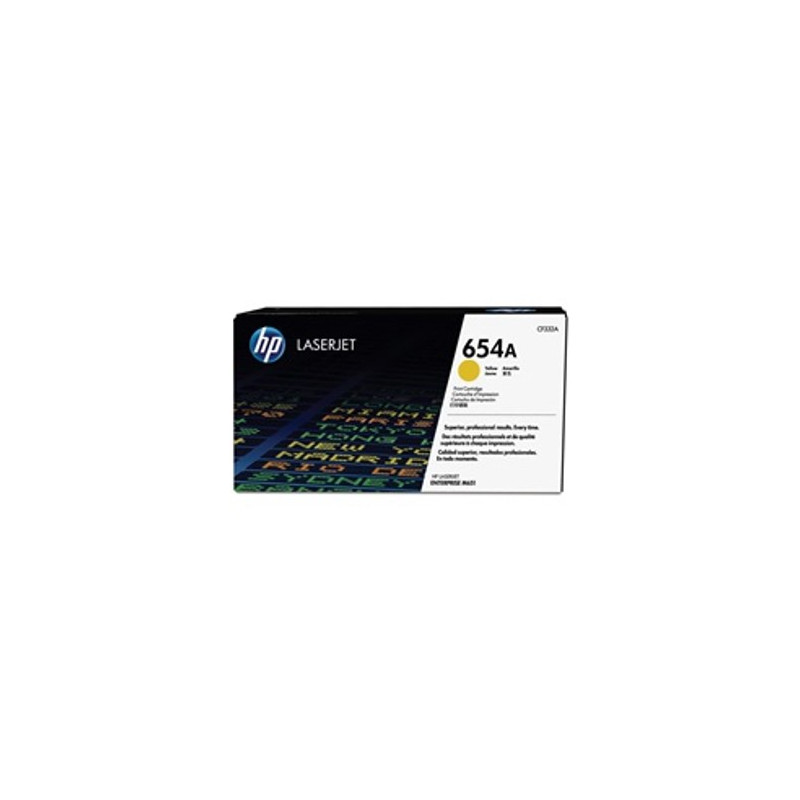HP 654A Yellow Original LaserJet Toner Cartridge HP 654A Yellow Original LaserJet Toner Cartridge