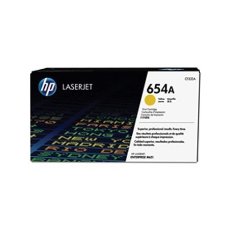 HP 654A Yellow Original LaserJet Toner Cartridge