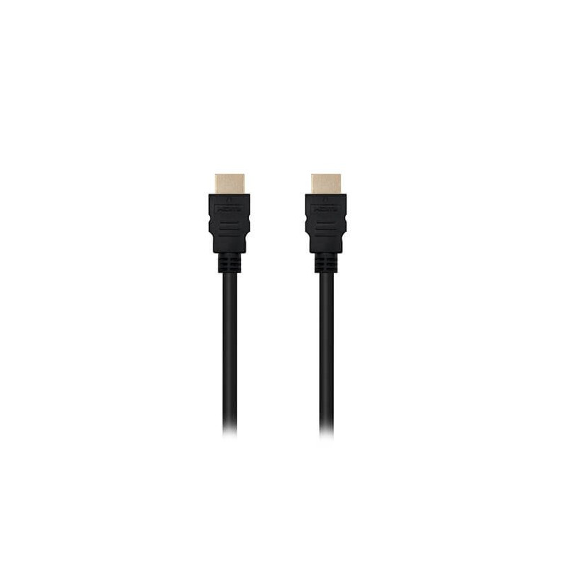 Cable hdmi 2.0 premium tipo a a hdmi tipo a nanocable 3m -  macho - macho -  alta velocidad -  4k -  18gbps -  negro