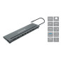 Docking station conceptronic  usb tipo c donn17g 2 x hdmi -  1 x dp -  2 x usb 3.0 -  1 x usb 2.0 -  1 x rj45 -  1 x aux -  lect