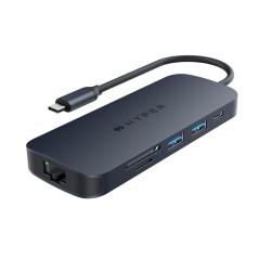 Hub hyper drive ecosmart gen.2 universal usb - c 8 - in - 1 140 w pd3.1