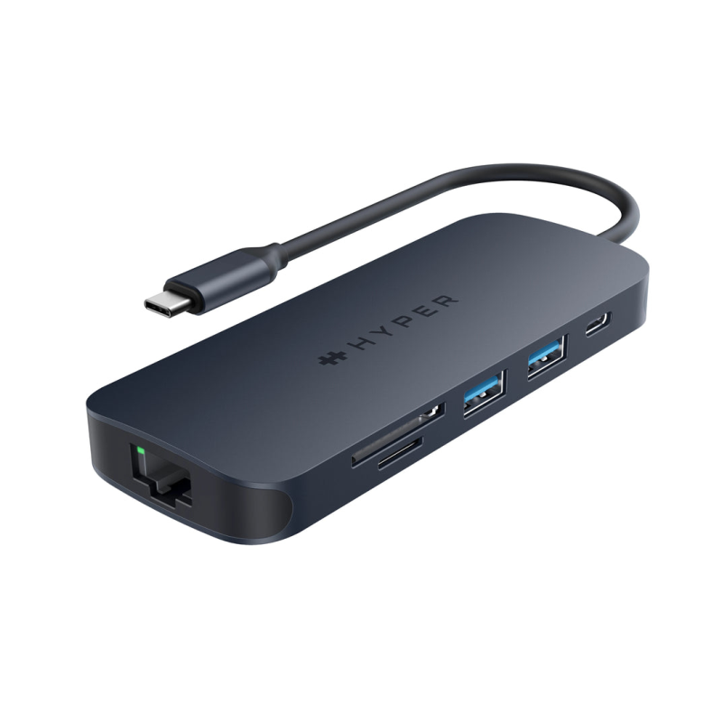 Hub hyper drive ecosmart gen.2 universal usb - c 8 - in - 1 140 w pd3.1
