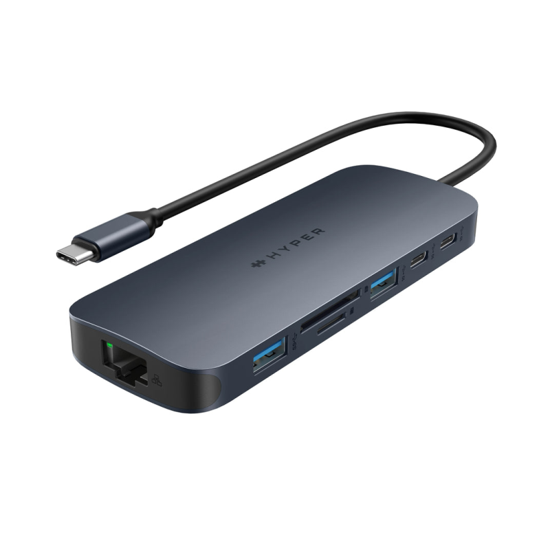 Hub hyper drive ecosmart gen.2 dual hdmi usb - c 11 - in - 1  140 w pd3.1