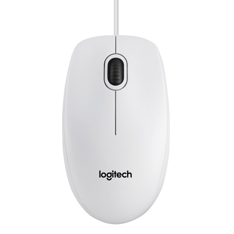 Mouse raton logitech b100 optico usb 2.0 blanco
