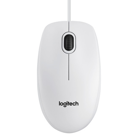 Mouse raton logitech b100 optico usb 2.0 blanco