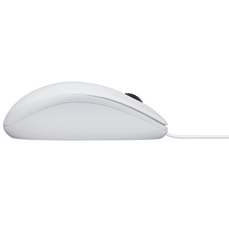 Mouse raton logitech b100 optico usb 2.0 blanco