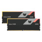 Memoria ram ddr5 32gb 2x16gb acer predator vesta2 - udimm - 6000mhz  cl 30 black rgb