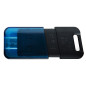 Kingston Technology DataTraveler 80 M USB flash drive 64 GB USB Type-C 3.2 Gen 1 (3.1 Gen 1) Black, Blue Kingston Technology DataTraveler 80 M USB flash drive 64 GB USB Type-C 3.2 Gen 1 (3.1 Gen 1) Black, Blue