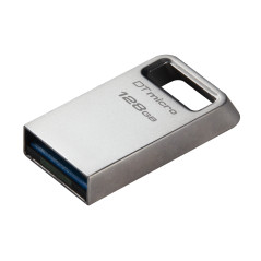Kingston Technology DataTraveler Micro USB flash drive 128 GB USB Type-A 3.2 Gen 1 (3.1 Gen 1) Silver