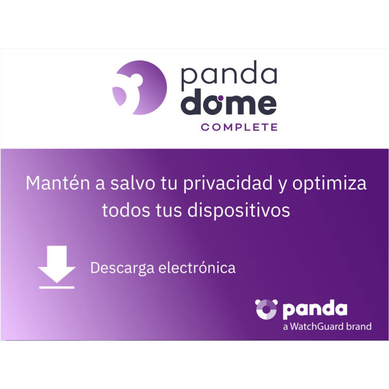 Antivirus panda dome complete 10 dispositivos 1 ao esd licencia electronica