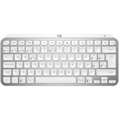 Teclado logitech mx keys gris palido wireless inalambrico qwerty espaol