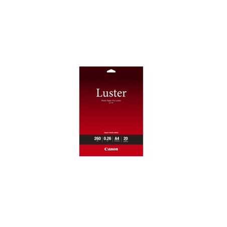 Papel fotografico canon lu - 101 a3 -  297x420mm -  260g -  brillo -  20 hojas