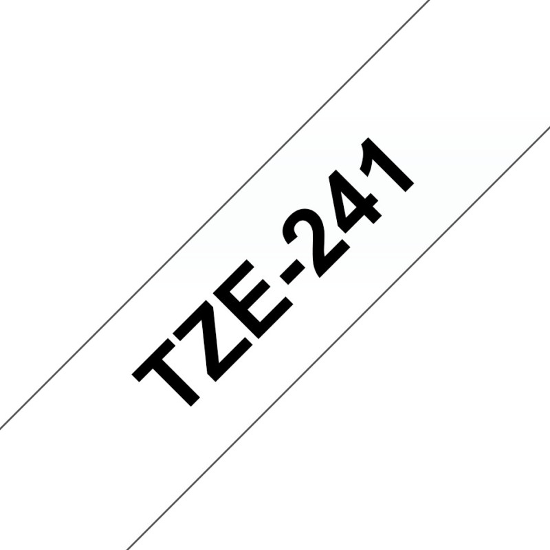 Brother TZE-241 nastro per etichettatrice Nero su bianco Brother TZE-241 nastro per etichettatrice Nero su bianco