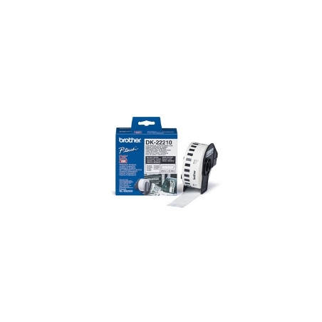 Etiquetas cinta continua brother blanca dk22210 29mmx30.48 ql - 1050 -  ql - 1050n ql - 1060n ql - 500 ql - 500a -  ql - 550 -  