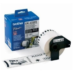 Brother DK-22205 nastro per etichettatrice Nero su bianco