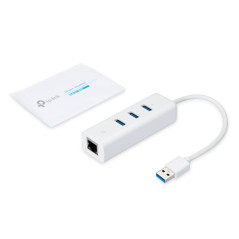 TP-Link UE330 laptop dock port replicator Wired USB 3.2 Gen 1 (3.1 Gen 1) Type-A White