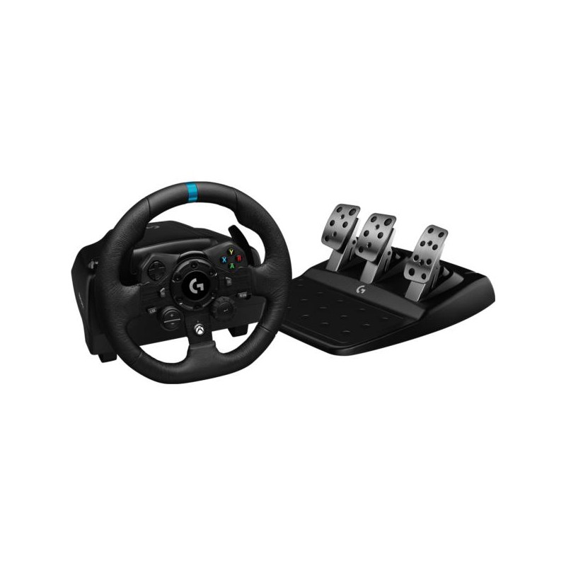 Volante y pedales logitech g923 para xbox y pc