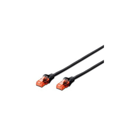 Cable red ewent latiguillo rj45 utp cat6 2m negro