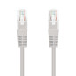 Cable red nanocable latiguillo rj45 utp cat6 0.5m gris 50cm
