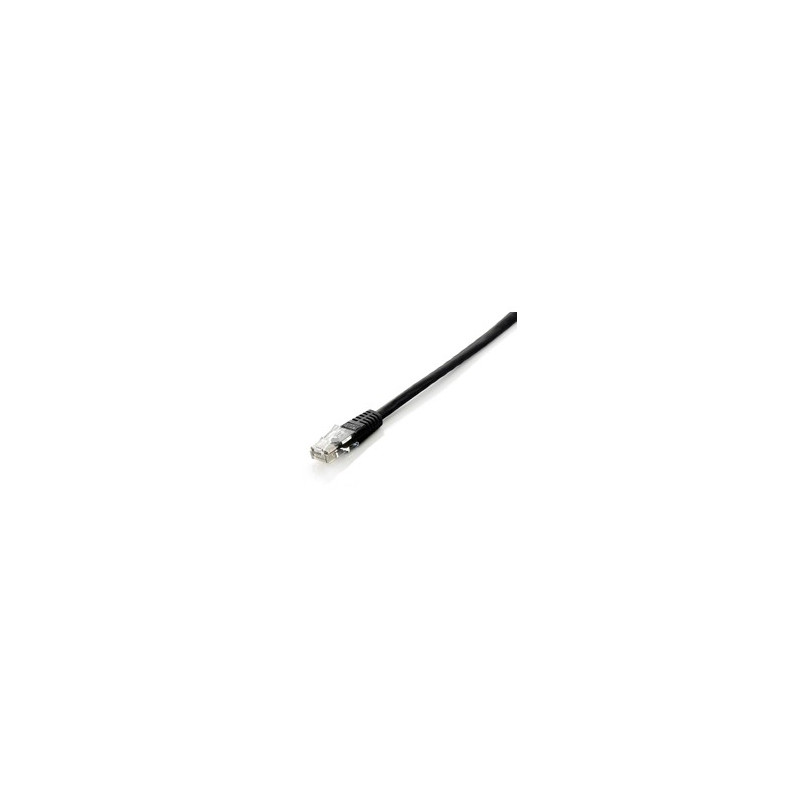Cable red equip latiguillo rj45 u -  utp cat6 0.25m negro