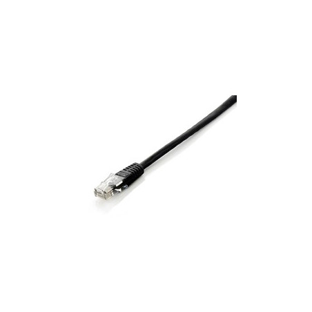 Cable red equip latiguillo rj45 u -  utp cat6 0.25m negro