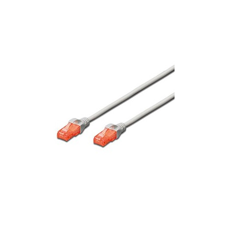 Cable red ewent latiguillo utp cat6 rj45 2m gris