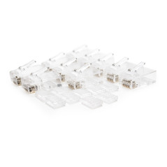 Nanocable 10.21.0201-100 cavo di collegamento RJ-45 Trasparente