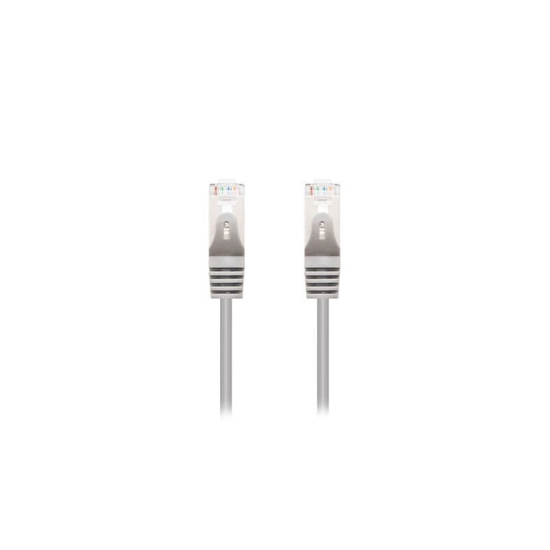 Latiguillo cable red ftp cat6 rj45 nanocable 10m gris