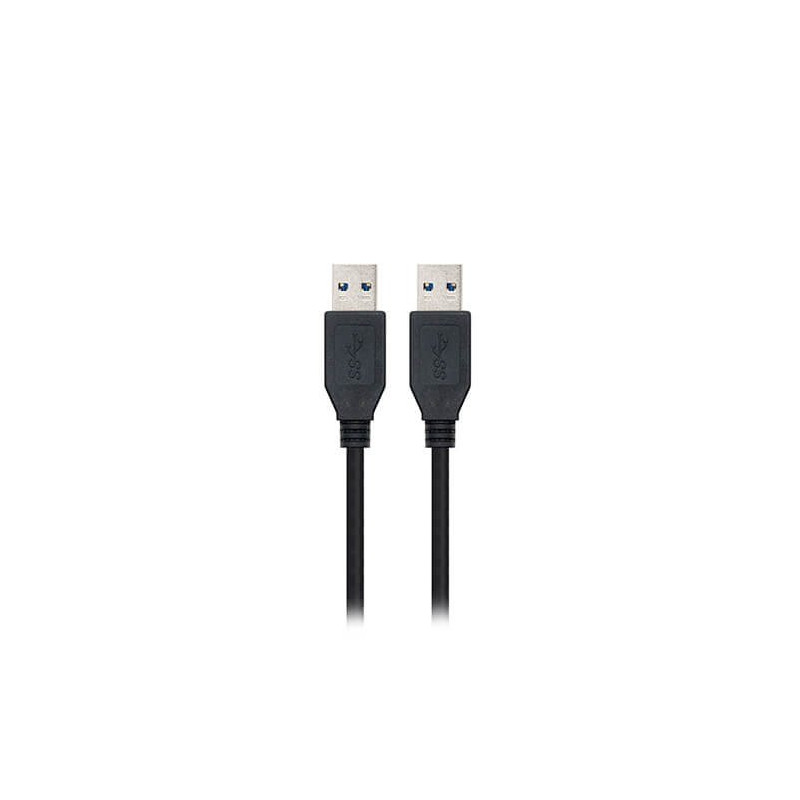 Cable usb nanocable 2m macho a macho 5gbps negro