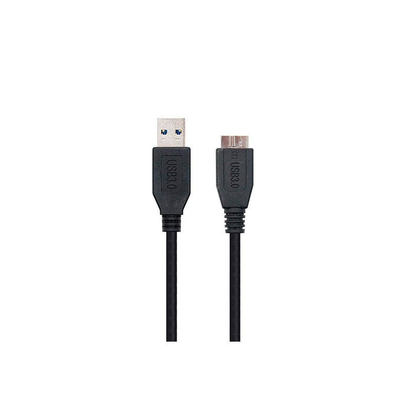 Cable usb tipo a 3.0 a micro usb tipo b 3.0 nanocable 1m negro macho - macho