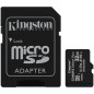 Kingston Technology Scheda micSDHC Canvas Select Plus 100R A1 C10 da 32GB + adattatore Kingston Technology Scheda micSDHC Canvas Select Plus 100R A1 C10 da 32GB + adattatore