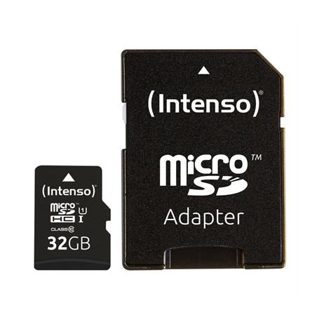Tarjeta micro sd intenso 32gb uhs - i cl10 + adaptador sd