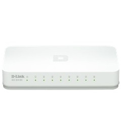 D-Link GO-SW-8E/E network switch Unmanaged Fast Ethernet (10/100) White
