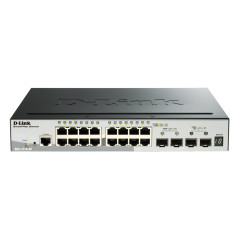 D-Link DGS-1510-20 switch di rete Gestito L3 Gigabit Ethernet (10/100/1000) Nero