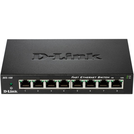 D-Link DES-108 Nero