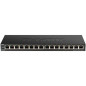 D-Link DGS-1016S Unmanaged Gigabit Ethernet (10/100/1000) Black D-Link DGS-1016S Unmanaged Gigabit Ethernet (10/100/1000) Black
