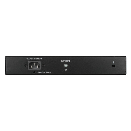 D-Link DGS-1008MP network switch Unmanaged Gigabit Ethernet (10/100/1000) Power over Ethernet (PoE) 1U Black