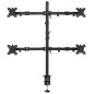Soporte de mesa ewent ew1514 para 4 monitores tv hasta 32 pulgadas