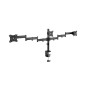 Soporte tv - monitor tooq sobremesa giratorio incluye 3 brazos carga maxima 8kg - brazo db1327tn - b - vesa 75 y 100 - inc y gir