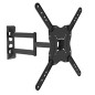 Soporte pantalla equip` 13 pulgadas -  55 pulgadas doble brazo inclinable y giratorio max. vesa 400x400 hasta 30kgs 650407