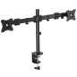 Soporte doble pantalla equip 13 pulgadas -  27 pulgadas inclinable giratorio 360 max 8 kg vesa max 100x100