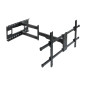 Soporte pared tooq lp4380xl - b 43 pulgadas - 80 pulgadas carga maxima 50kg negro