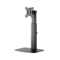 Soporte de mesa tv - monitor tooq 17 pulgadas - 32 pulgadas gira incl negro  db1732tn - b -  vesa 75 y 100 -  incl - 20 -  gira 