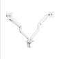 Soporte de mesa tv tooq 17 - 32 pulgadas 2 pantallas blanco