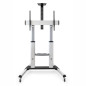 Soporte suelo tv tooq fs20300m - b 60 pulgadas - 100 pulgadas carga maxima 100kg aluminio