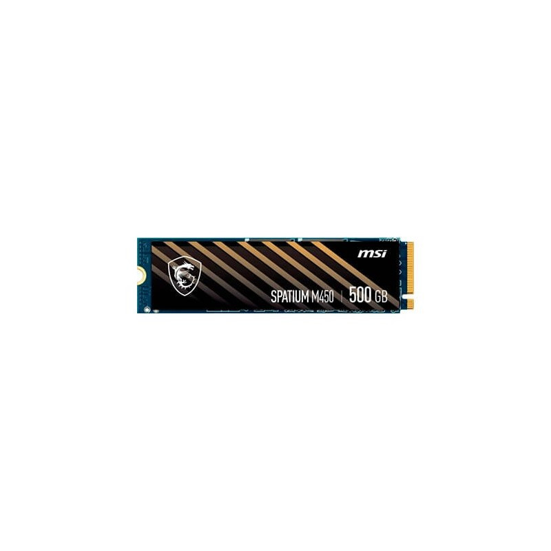 Disco duro interno solido ssd msi spatium m450 500gb m.2 pcie4