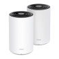 TP-Link Deco PX50(2-pack) Dual-band (2.4 GHz/5 GHz) Wi-Fi 6 (802.11ax) Bianco 1 Interno TP-Link Deco PX50(2-pack) Dual-band (2.4 GHz/5 GHz) Wi-Fi 6 (802.11ax) Bianco 1 Interno