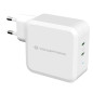 Cargador conceptronic pd 2 puertos usb - c althea - 100w - blanco
