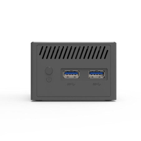 Mini ordenador leotec lempc06g n100 8gb 128gb gris - windows 11 pro preinstalado - licencia de activacion no incluida